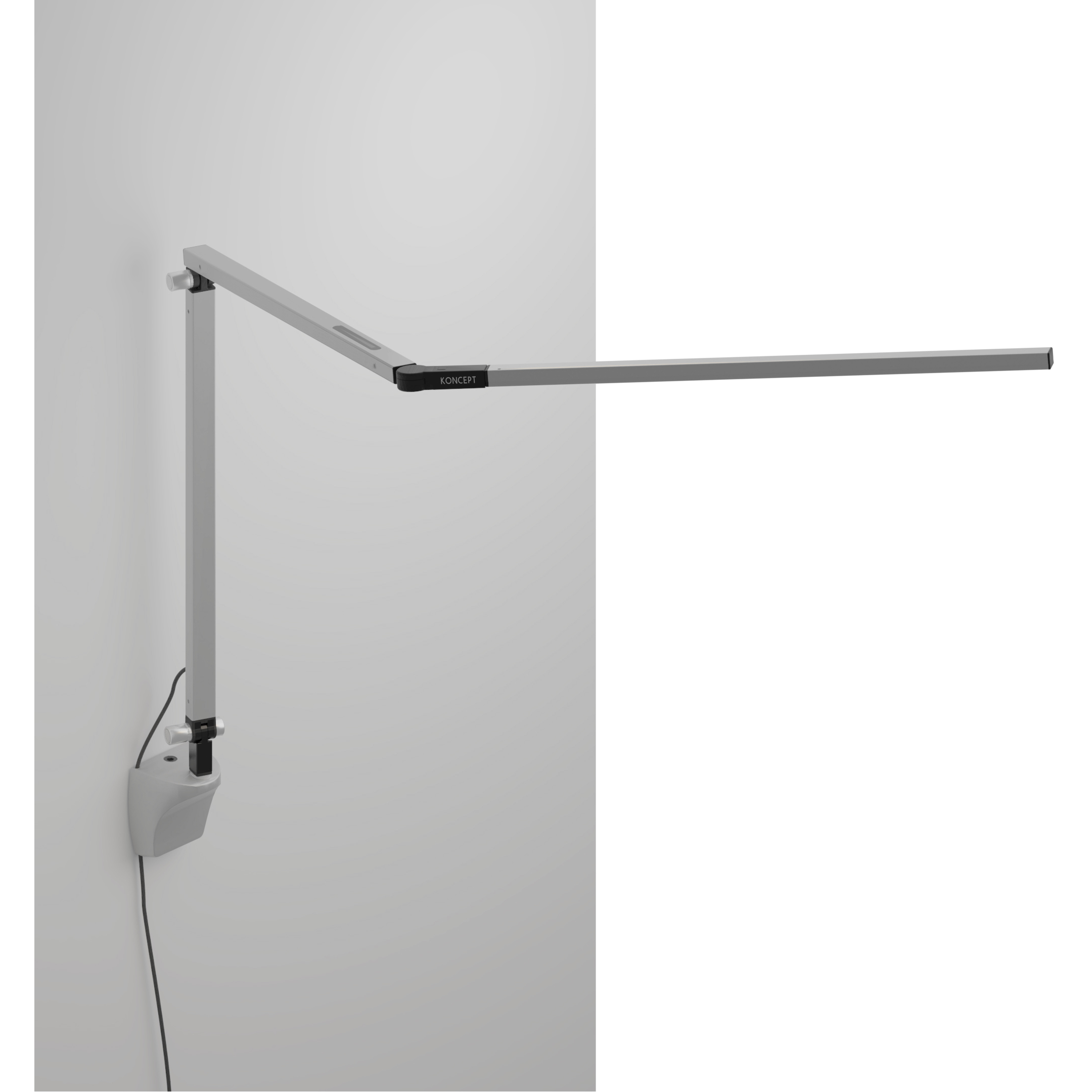 Z-Bar LED 2.5 inch Silver Wall Mount Desk Lamp Wall Light